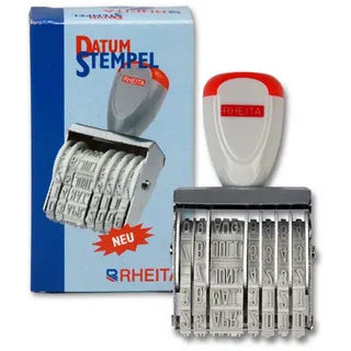 RHEITA Datumstempel 5mm Tag, Monat und Endlosjahreszahl