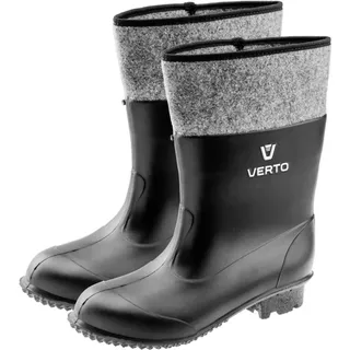 Verto Filz-Gummistiefel Schwarz 45