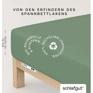 Baumwolle 120 x 200 - 130 x 220 cm green mid