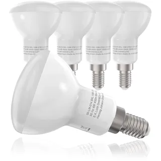 B.K.Licht LED E14 Energiespar-Lampe 5 Watt, Glühbirne, 5er Set
