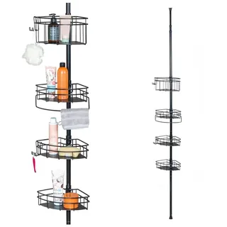 bremermann Teleskop-Badregal 4 Ablagekörbe | Gr.: onesize