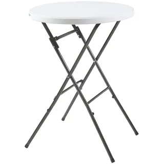 [en.casa] Ljusnarsberg Klapptisch Ø 80 x 110 cm Weiß