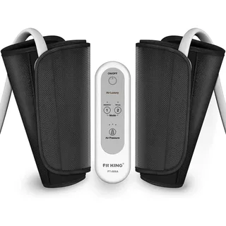 FIT KING Bein Massagegeräte für Schmerzen und Durchblutung Lymphdrainage Gerät Beine Arm Waden Kompressions Maschine für RLS müde und schmerzende Beine Arme Muskelerholung nach dem Training
