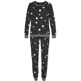 VIVANCE DREAMS Damen Pyjama grau-gemustert Gr.32/34