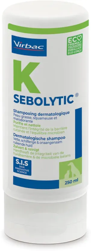VIRBAC Sebolytic sis 250ml Hund Katze dermatologische Shampoo