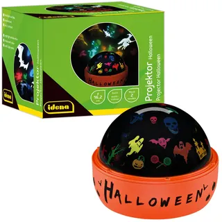 IDENA LED Projektor Halloween, 16,2x16,2x13cm