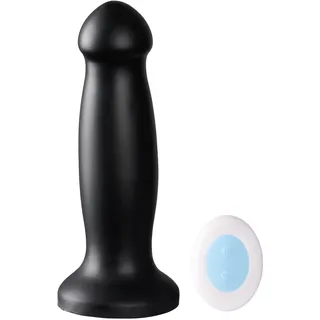Hismith KlicLok Vibrierender Dildo 18cm - Schwarz