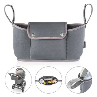 zamboo Organizer Neopren für Kinderwagen und Buggy - Dunkelgrau