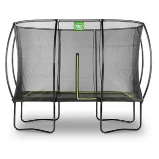 EXIT TOYS Silhouette rechteckig 214 x 305 cm inkl. Sicherheitsnetz schwarz