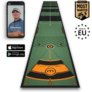 Wellputt - Puttingmatte Golftraining - 4m grün