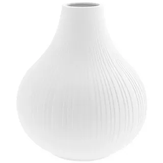 Storefactory - Ekenäs - Vase - Keramik - Matt - Weiß - Maße (ØxH): 21 x 24,5 cm