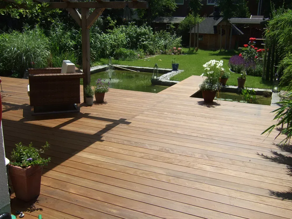 Ipe Terrassendielen, 21x143 mm, AD, glatt/glatt