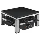 GUTFELS RACLETTE 4010 | 900 Watt | 4 Pfännchen | Wendeplatte | Antihaftbeschichtung