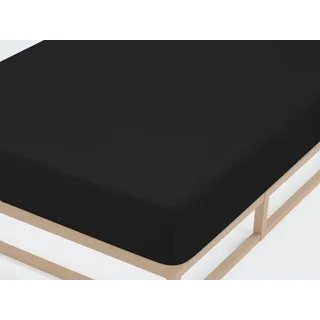 140 x 200 - 160 x 200 cm schwarz