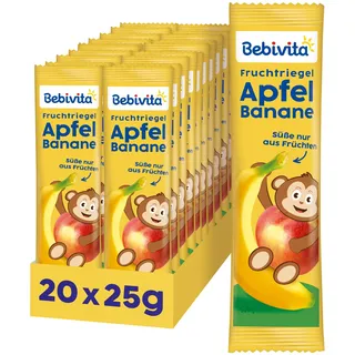 Bebivita Fruchtriegel Apfel-Banane 20 x 25 g