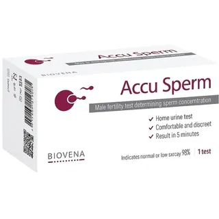 Biovena Health AccuSperm – Fruchtbarkeitstest für Männer 1 St