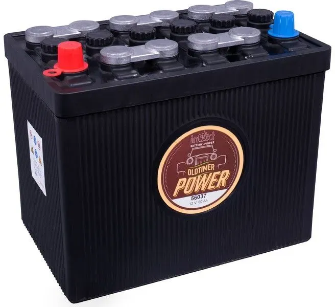 Intact Oldtimer-Power 60Ah 12V Oldtimerbatterie 56037 ohne Batteriesäure