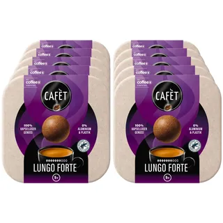 Cafet Lungo Forte für Coffee B 51 g, 10er Pack