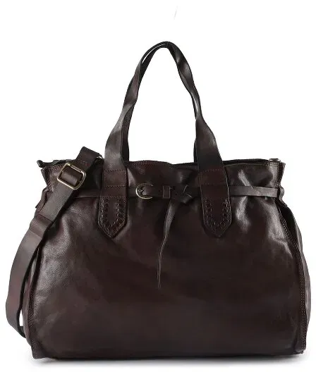 Campomaggi Sabrina Schultertasche Leder 39.5 cm  braun