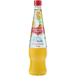 Mautner Markhof 0% Zucker Sirup Orange-Mango