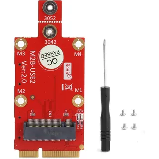 Annadue M.2 auf PCI E Adapter Konverter, Dual Nano SIM Kartensteckplatz mit Schraubendreher Set, Unterstützt 5G/4G/3G Wireless Module für Desktop/Laptop