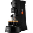 PHILIPS SENSEO® CSA240/20 Select mit Kaffeestärkewahl und Memo-Funktion, 0.9L Wassertank, Padmaschine, Schwarz gesprenkelt