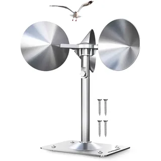Windbetriebener Vogelschreck | 360o Tierfreundlicher Vogelvertreiber | Langlebig & Wasserdicht | Für jede Jahreszeit | Vulpes Goods