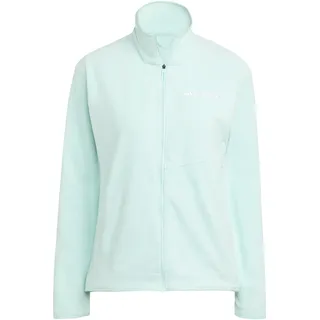 Adidas Terrex Multi Fleece Mit Durchgehendem Reißverschluss - Semi Flash Aqua XS