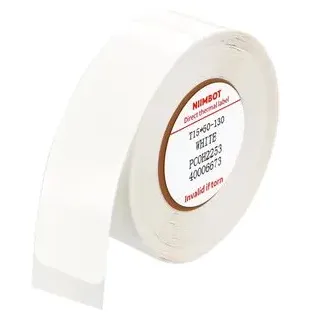 Niimbot Thermoetiketten weiß, 15 x 50mm, 130 Stück, Thermodirekt
