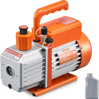 Vevor Vakuumpumpe, 3,5CFM HVAC 1-stufige Drehschieber-Unterdruckpumpe Vacuum Pump