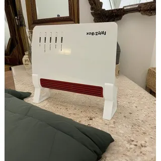 Generisch Standfüße für AVM FritzBox 7530 und 7530 AX Weiß 290, Router-Fuß, Router-Ständer, Bodenmontage, Neigen, Kunststoff, 40 x 40 mm, 2E+1 mg, 29 mm, 316957011