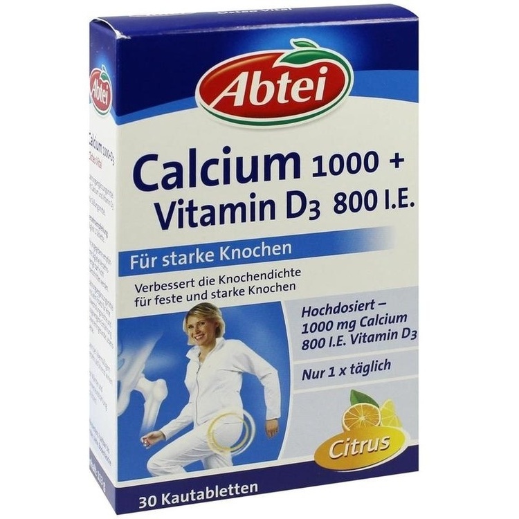 Bild Calcium 1000 + Vitamin D3 800 I.E. Kautabletten 30 St.