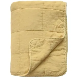 Chic Antique Vintage Quilt Steppdecke mit Stone-Washed Optik, L180 x B130 cm, honig