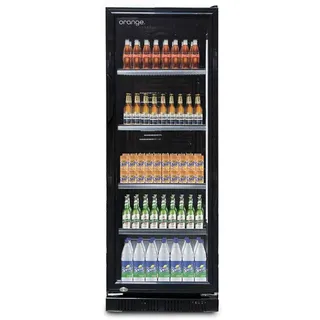 ORANGE Getränkekühlschrank (230 l, 0 mm hoch, Schwarz)