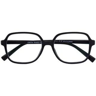 Breitfeld & Schliekert Lesebrille GRETA, schwarz, +1.50 dpt mit Etui