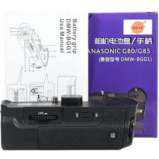 DSTE DMW-BGG1 Vertikaler Batteriegriff, kompatibel mit Panasonic Lumix G80 G85 Kamera