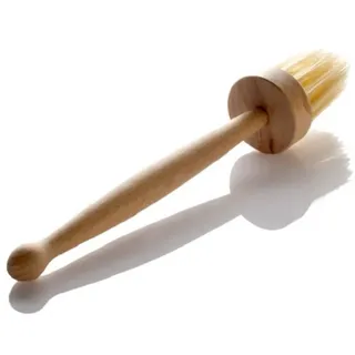 LARES Butterpinsel/Küchenpinsel - aus Buchenholz - ideal zum einfetten und glasieren - 22cm Länge - Made in Germany