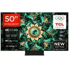 TCL 50Q7C QLED Mini LED Fernseher, 50 Zoll, 4K HDR Premium, Dolby Vision IQ & Atmos, Smart TV mit Google TV, Onkyo 2.0 Sound, 144Hz VRR, AMD FreeSync Premium Pro, HDMI 2.1, AirPlay 2, Alexa, IMAX Enhanced