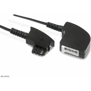 S-Conn TAE-Verlängerung TAE-F St/Bu 4-adrig 6m weiß, (TC 70206-W)