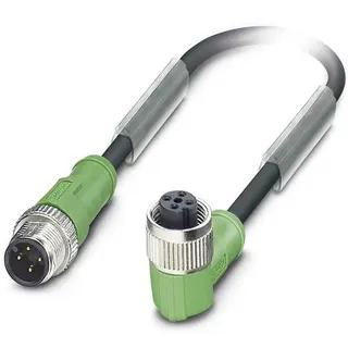 Phoenix Contact 1696442 Sensor-/Aktor-Steckverbinder, konfektioniert M12 Stecker, gerade, Buchse, gewinkelt 10.00 m Polzahl 4 1 St.