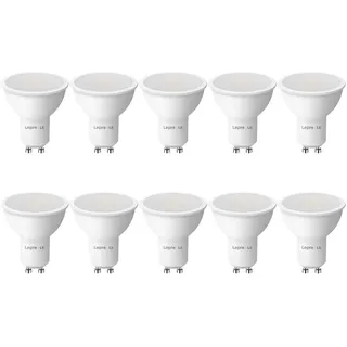 Lepro GU10 LED Warmweiss 4W Lampe, Ersetzt 50W Halogenlampen, 345 Lumen Leuchtmittel LED GU10 Warmweiss, 2700K Warmweiß, 100° Strahlwinkel Reflektorlampen, 10 Stück