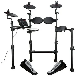 Carlsbro Schlagzeug Carlsbro CSD101 Kompaktes elektronisches Drumkit mit 4 Pads und 3 B...