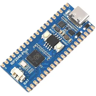 Waveshare RP2040-Plus, Pico-ähnliches MCU-Board, USB-C, 16MB Flash, mit Header