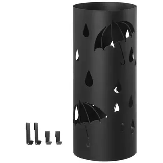 Songmics LUC024B01 Schirmständer 17 x 17 x 41 schwarz