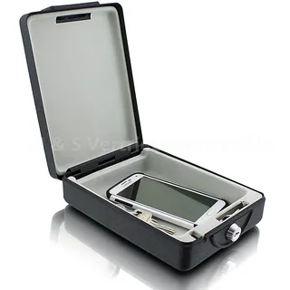 BITUXX Reisesafe Autosafe Carsafe Autotresor Tresor Kassette für Auto LKW Wohnmobile Caravan, schutz safe