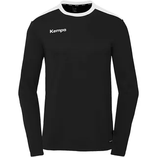 Kempa Emotion 27 langarm Trikot Kinder schwarz/weiß 152