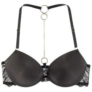 LASCANA Push-up-BH Damen schwarz Gr.80B