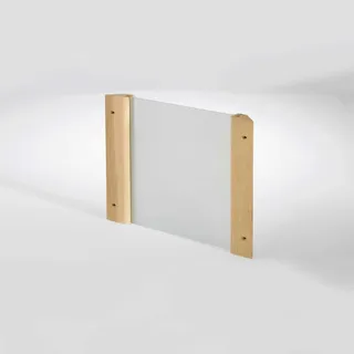 InfraWorld Eckblendschirm Design für Sauna Fichte