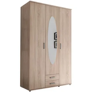 CARRYHOME Drehtürenschrank Paul 120 x 195 x 55 cm eiche