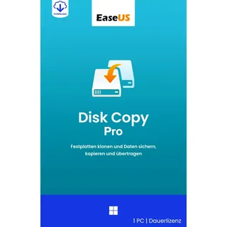 EASEUS Disk Copy Pro / Windows / 1 PC / Dauerlizenz (LifetimeUPG) / KEY (ESD)